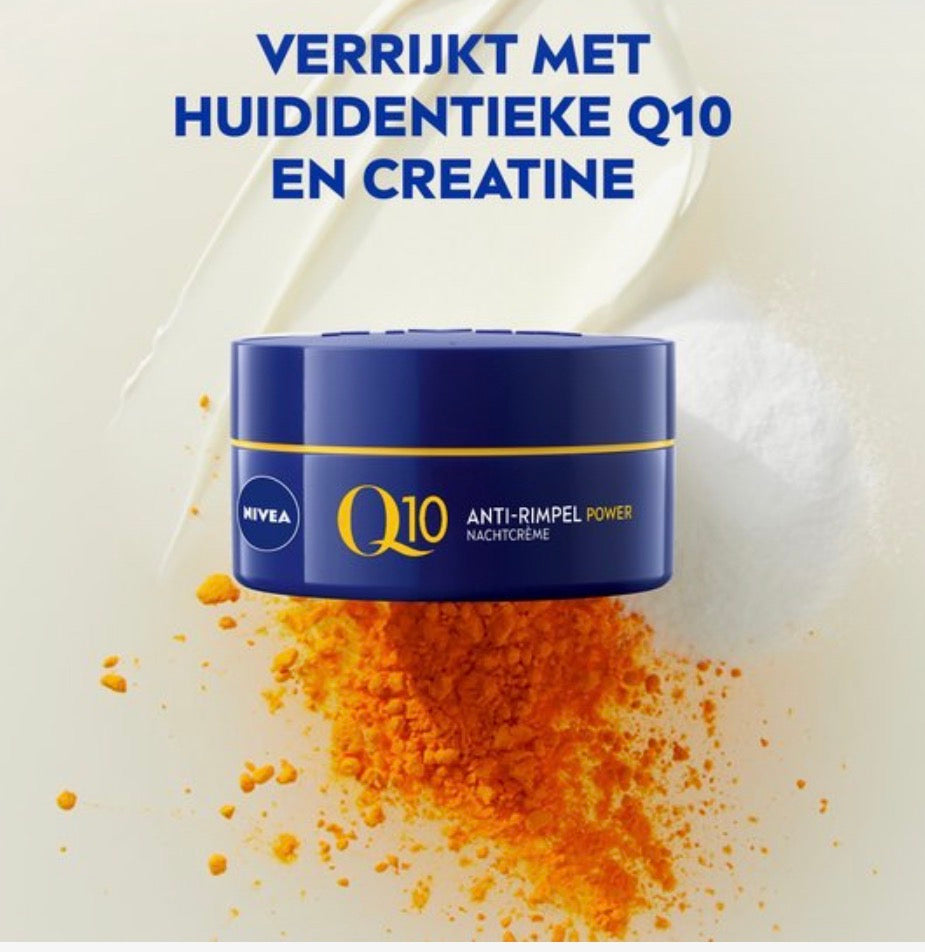NIVEA Q10 POWER – کرێما شەڤێ بۆ دژایەتی چین و چروکا