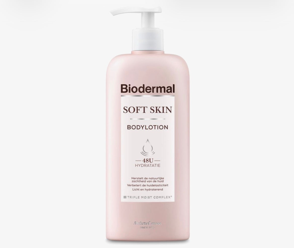 Biodermal Soft Skin Bodylotion، 400 مل
نەرمییا سروشتی یا پێستێ دڤەدیتەڤە.
ئەلستیسیەت و لەستیکییا پێستێ باشتر دکەت.