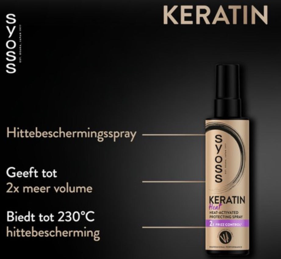 Syoss Keratin Heat Protection Spray، ٢٠٠ مل
سپڕێیا پاراستنا موو ژ گەرمیێ.